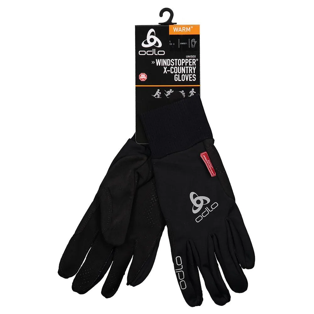 Odlo Gloves Windstopper Classic Warm Xc Black, Trekkinn