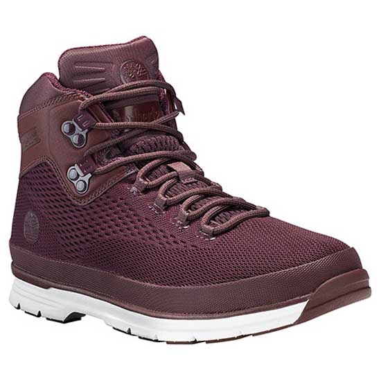 timberland red euro hiker mesh boots