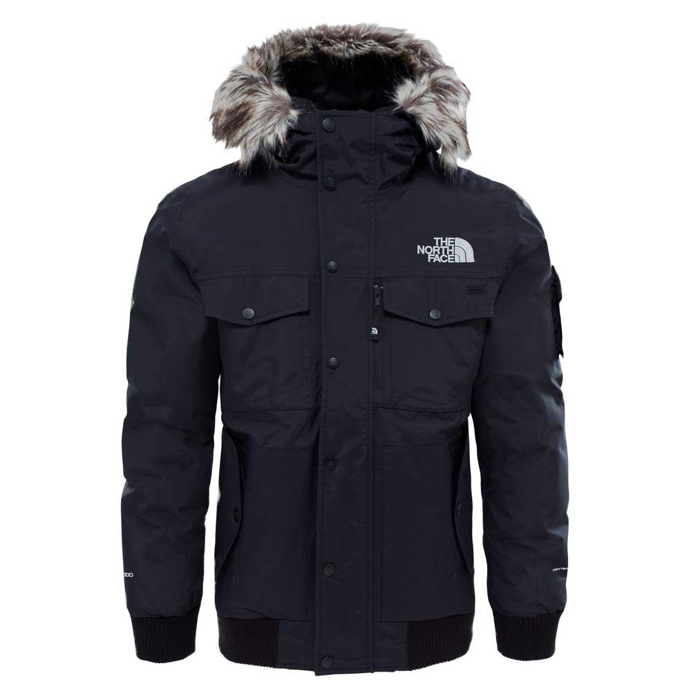 the north face black winter jacket 
