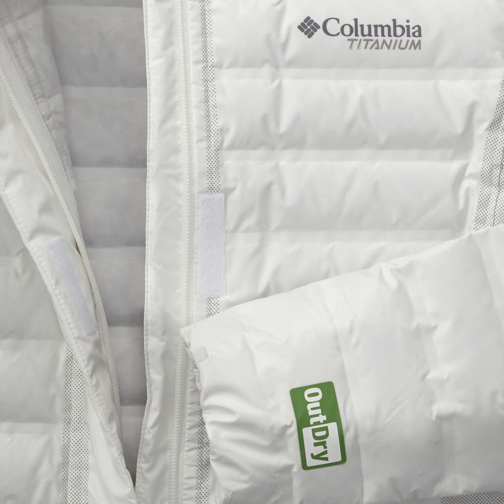 columbia men's titanium outdry ex eco down jacket