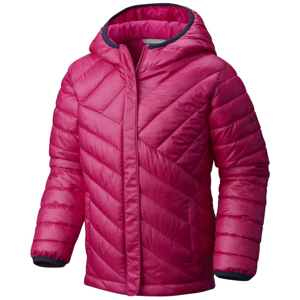 columbia pink puffer jacket
