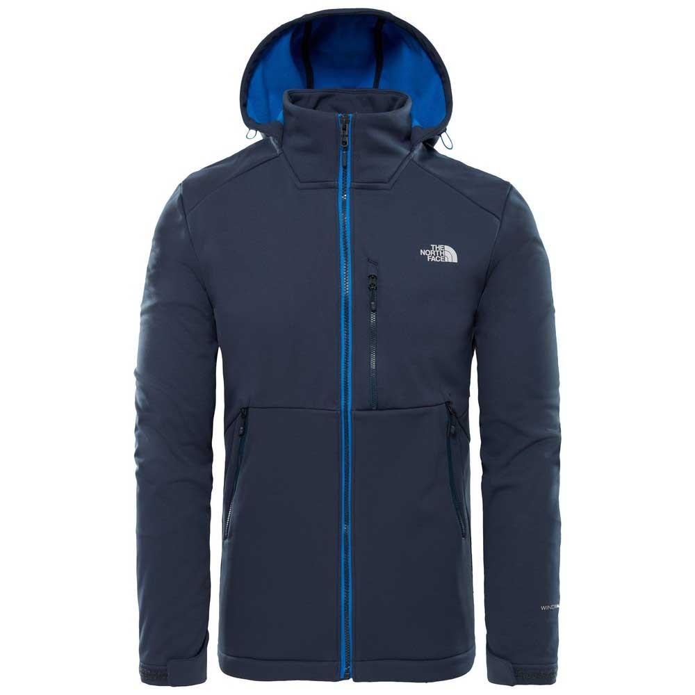 north face soft shell hooded jacket