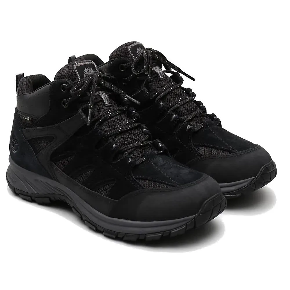 Timberland Sadler Pass Fabric/Pelle Mid Goretex Nero, Trekkinn