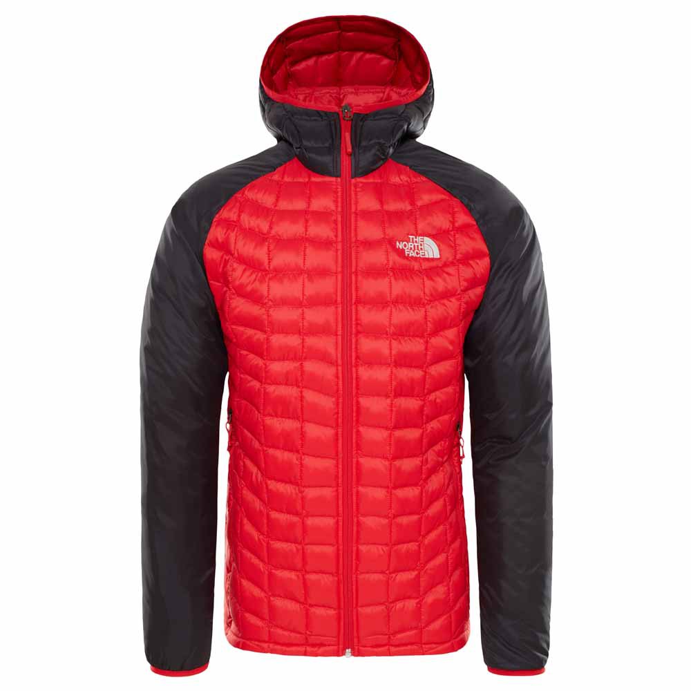 north face thermoball hoodie red