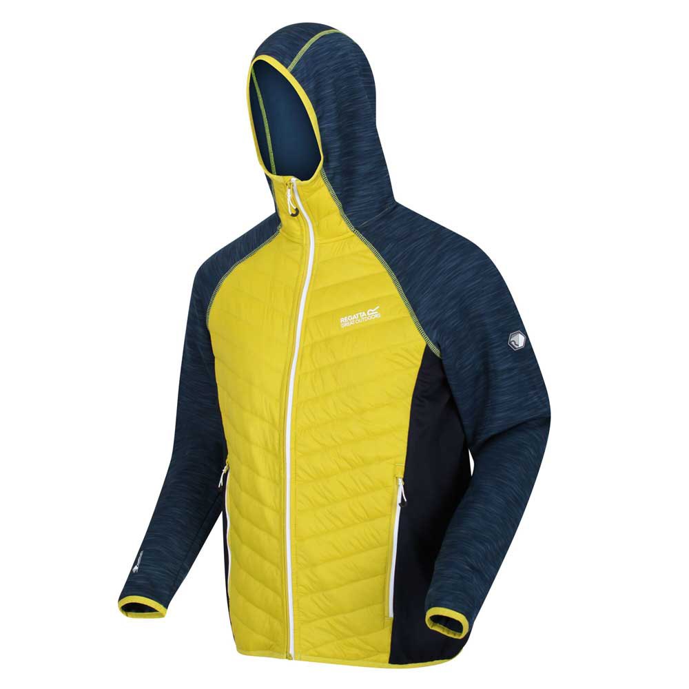 Regatta Andreson II Hybrid Jacket Mens Lightly Quilted Extol Stretch Hooded