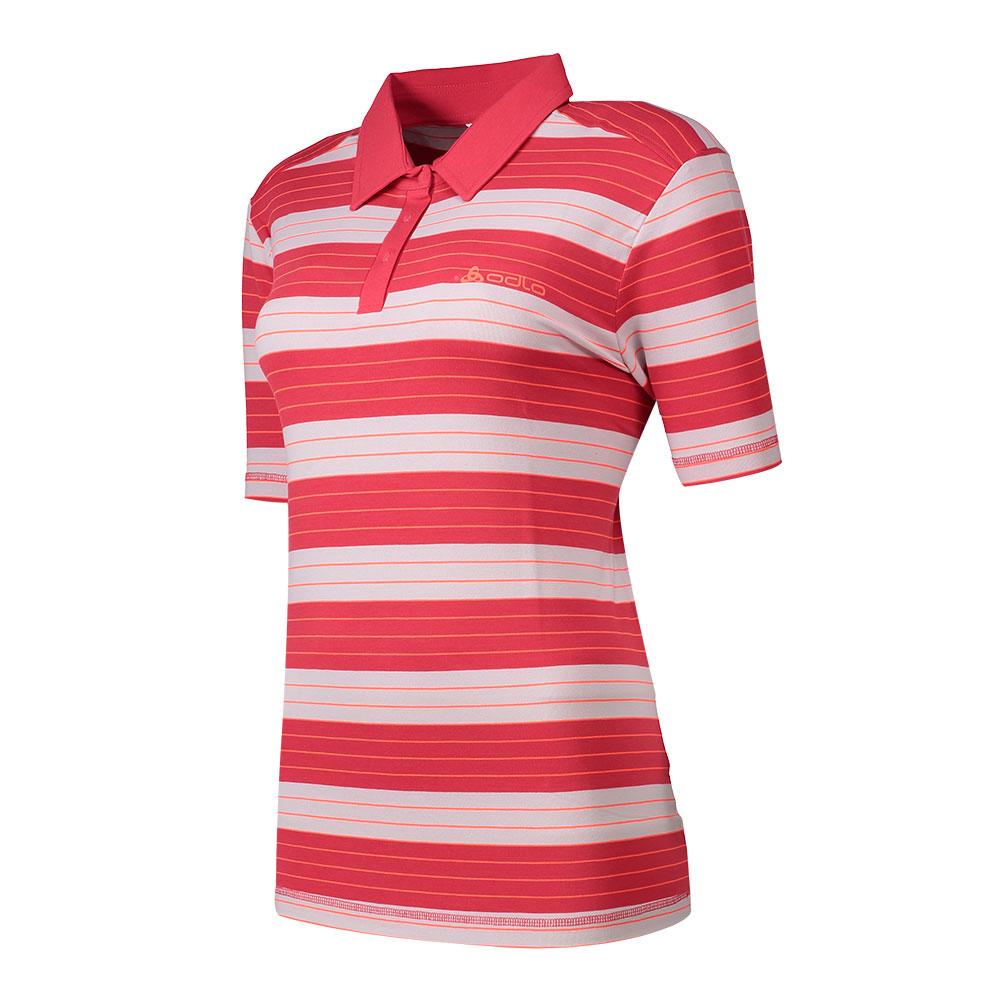 Odlo Stripes Custom Kurzarm-Poloshirt