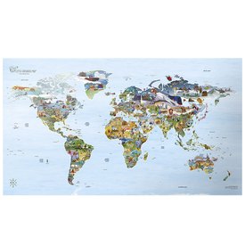 Awesome maps Little Explorers Map World Map For Kids To Explore The World With Extra Coloring Edition