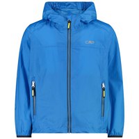 CMP hidrófuga chaqueta Boy Jacket fix Hood azul impermeable transpirable 