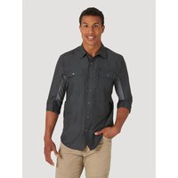 wrangler-chemise-a-manches-longues-mixed-materials