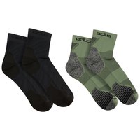 odlo-ceramicool-run-graphic-half-long-socks-2-pairs