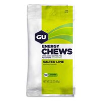 GU Energy Chews Salted Lime 12 能量咀嚼片