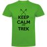 Kruskis Camiseta de manga corta Keep Calm And Trek