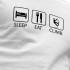 Kruskis Sleep Eat And Climb kurzarm-T-shirt