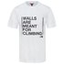 The North Face Walls Are For Climbing T-shirt met korte mouwen